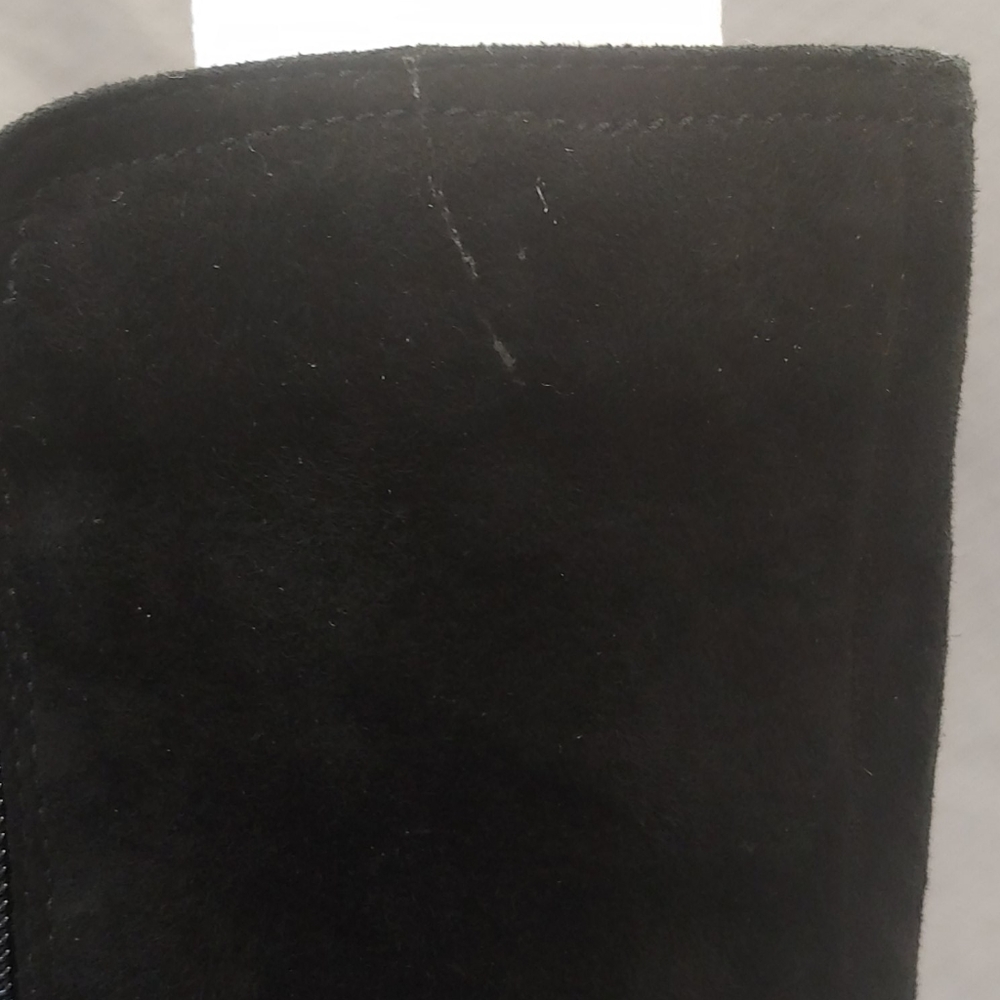 Naturalizer Jordan Suede Riding Boot Black- 8W - Picture 12 of 15